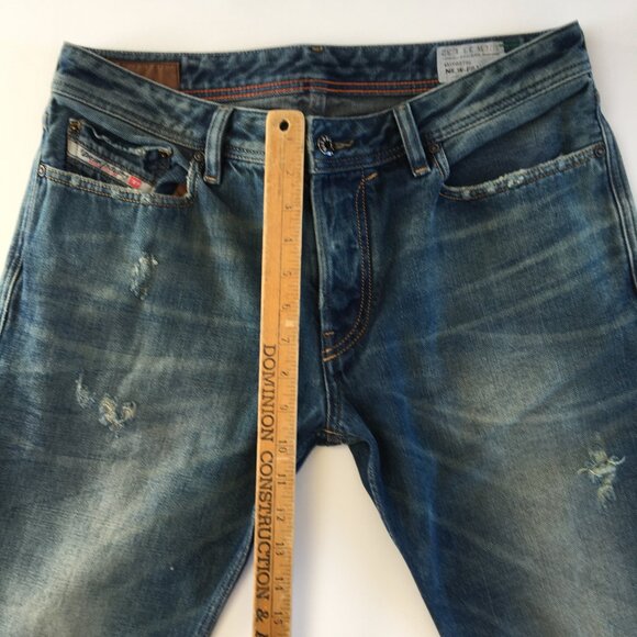 Deisel New-Fanker Regular Slim Bootcut Button Fly Jeans 33 - Picture 10 of 11
